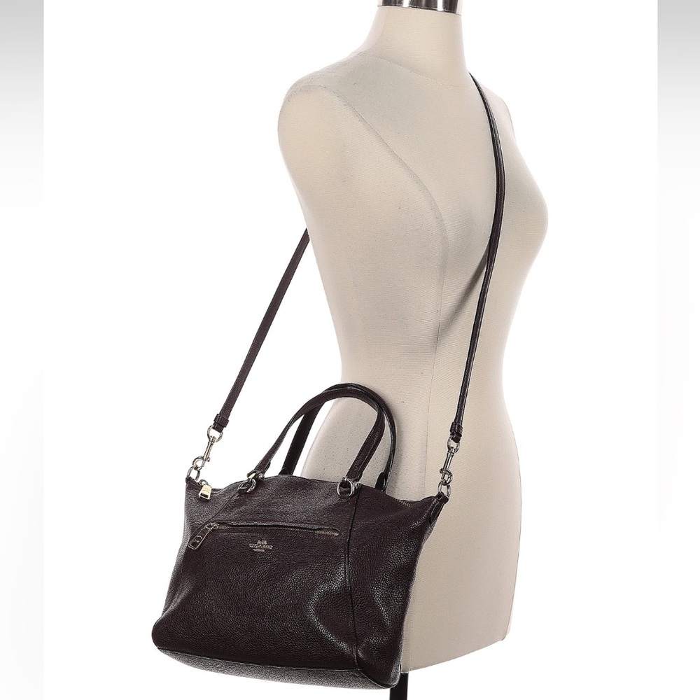 Coach Dark Brown Leather Crossbody Bag